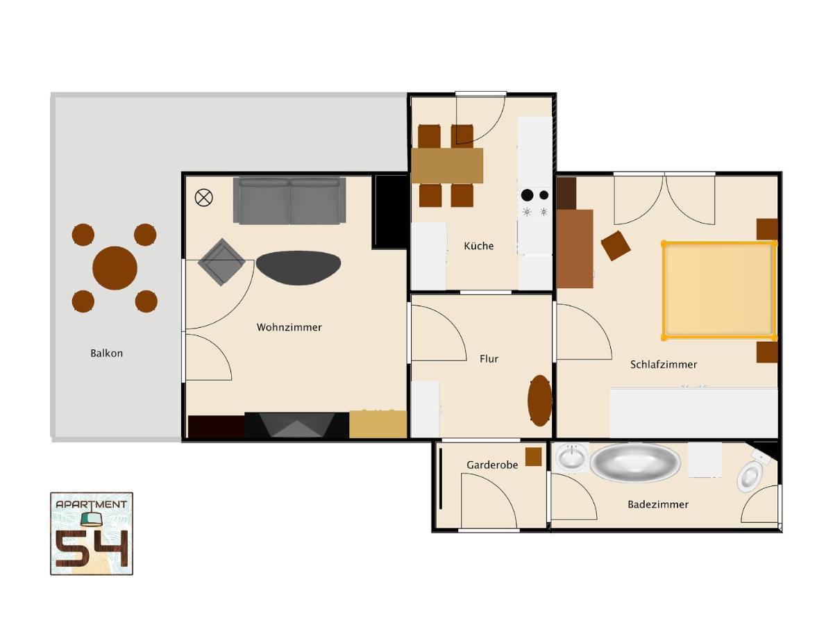 Apartment 54 - Ferienwohnung Bad Arolsen Bagian luar foto